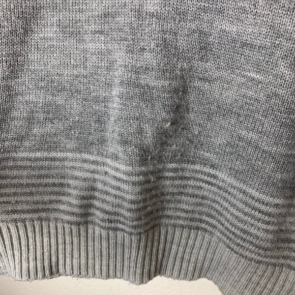 Wotchman Gray Vintage Sweater V Neck Collar - Picture 2 of 12
